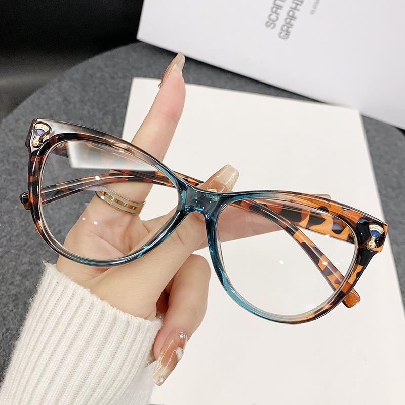 Fashion Women'S Spectacles Large Frame Blue Light Blocking Glasses Anti Blue Light Eyewear Anti Blue Light For Fashion Outfits
