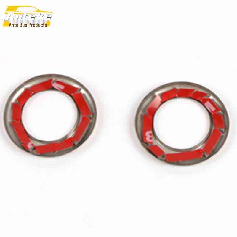 Verano Headrest Button Decorative Ring & Seat Back Adjustment Sticker Accessories