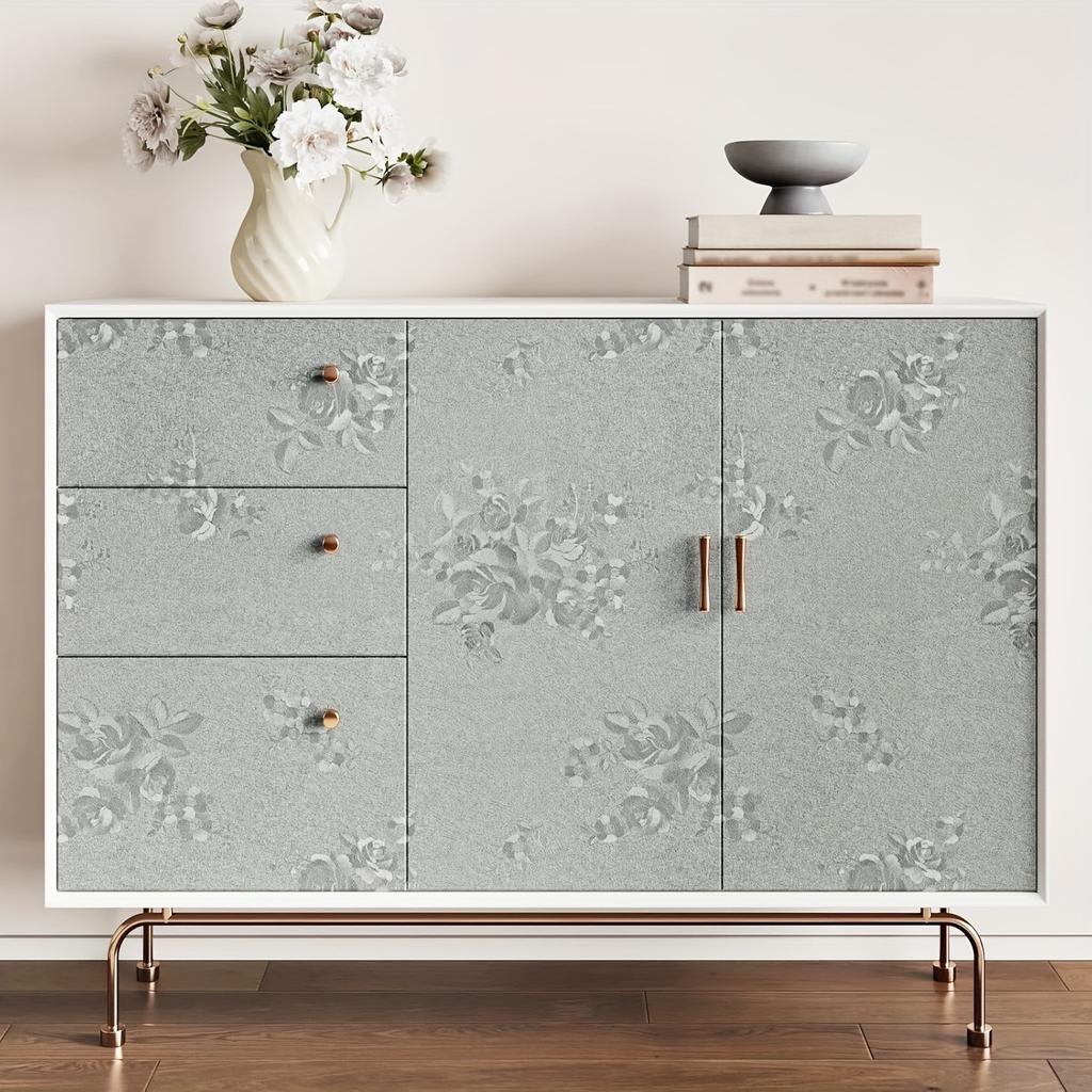 Tapet 3D Floral Embosat Autoadeziv pentru Pereții Dormitorului Hârtie de Contact cu Flori Tapet Decor Acasă