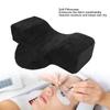 U Shaped Pillow for Eyelash Extensions Curved Memory Foam Side Pocket Velvet Pillowcase Lash Bed Pillow with Neck Back Support