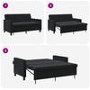 Black Fabric Sofa Bed