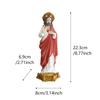 1 Christmas Jesus Statue Ornament, Home Prayer Room Ornament, Hand-painted Resin Crafts