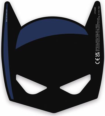 Paper Masks Batman Birthday Party 6 Pcs.
