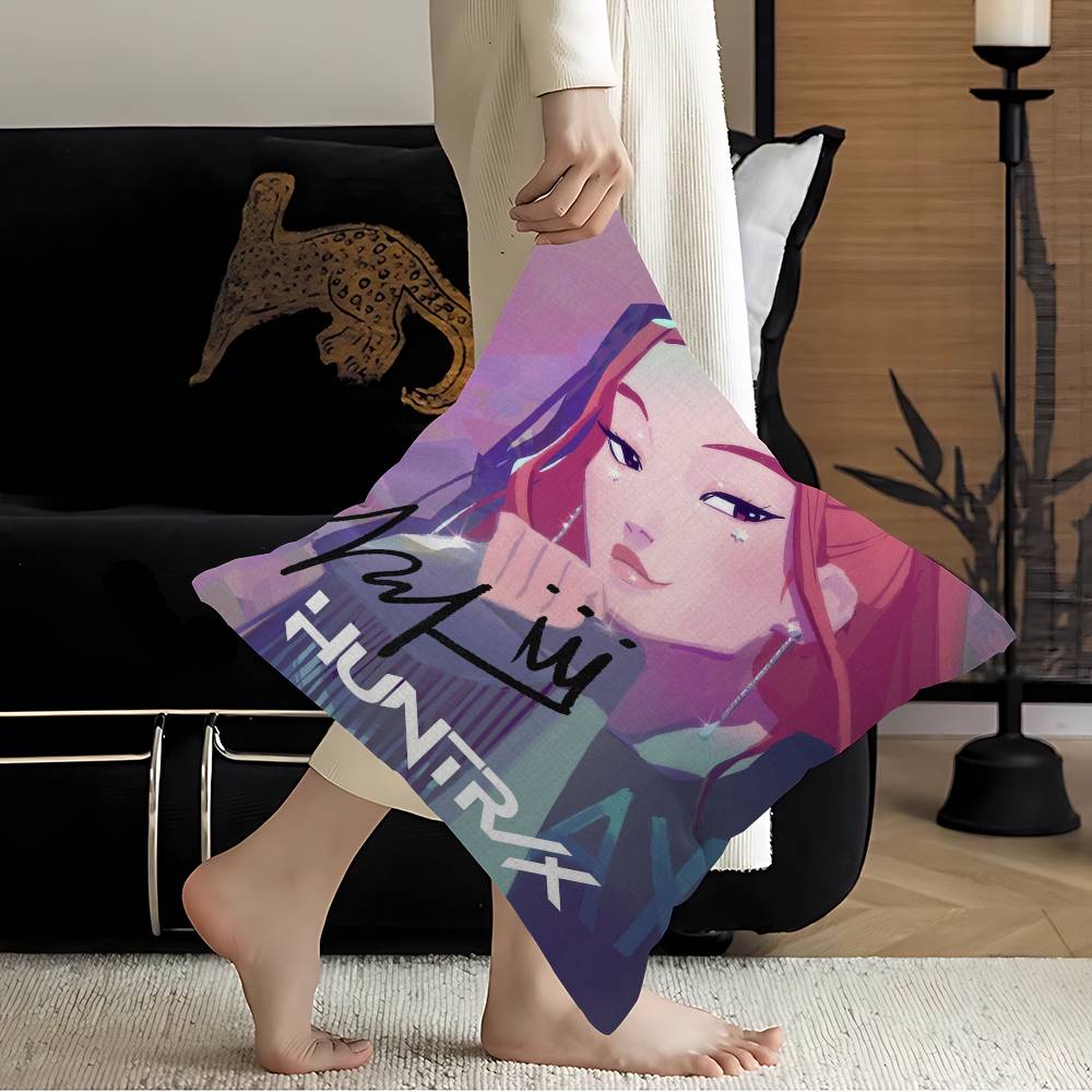 Kpop D-Demon H-Hunters Personalisierte Kissenhülle Kinderzimmer Wilde Party Deko Kissenbezug Kind Geburtstag Dusche Geschenk