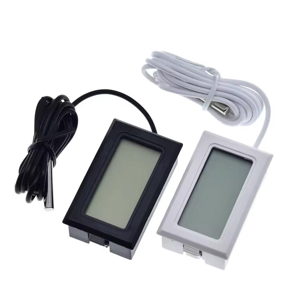 Mini Digital LCD Thermometer TPM-10 Auto Temperature Sensor for Fridge/Freezer with Magnetic Back