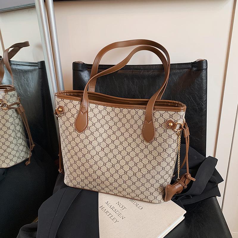 

Универсальная женская сумка-тоут и кроссбоди в стиле ретро большой вместимости