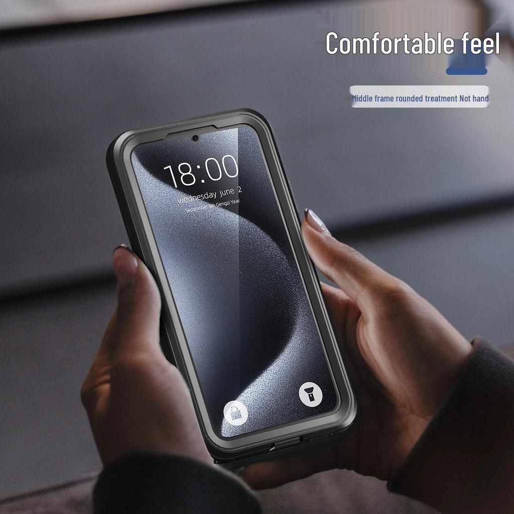 Samsung A54/A12/A35 5G Red Pepper Waterproof, Drop-Proof Transparent Phone Case