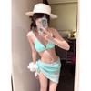 Korean Style Sexy Three-Piece Bikini for Women - Summer Beach Vacation