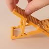 1 12 Mini Wooden Foldable Beach Chair Dollhouse Deck Chair Model Furniture for Kids DIY Backyard Scene Set