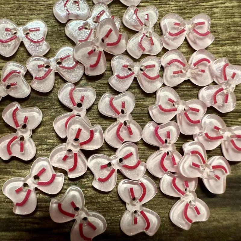 10Pcs Cute Cat Buttons 12mm Small Kitten Head White Resin 2-hole Buttons Clothing Accessories