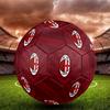 Pallone da Calcio Logo AC Milan, colorato, adatto a tutte le età, cucito a macchina, materiale PVC, qualità da competizione, durevole e ad alto rimbalzo