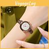Gadi Vintage Ladies Quartz Watch With Leather Strap And Water Resistance For Fashion Enthusiasts