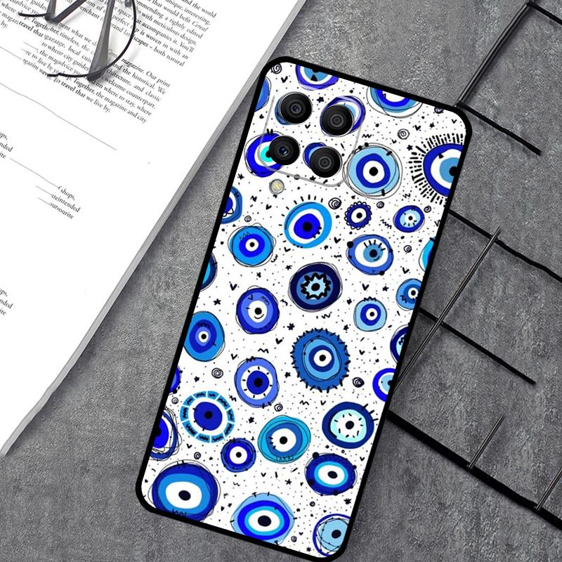 Evil Eyes Case For Samsung Galaxy M55 M31 M13 M11 M12 M14 M15 M06 M16 M36 M56 M53 M32 M52 M35 M34 M54
