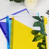 8Pcs Tab Binder Dividers with Pockets Colorful Workbook Divider Tabs Easy Classification 3 Hole Punch Loose Leaf Paper Storage Folders