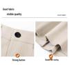 Women's High Waist Khaki Corduroy A-Line Mini Skirt - Petite Slimming Pleated Design for Autumn/Winter 2024
