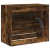 Shoe Cabinet Smoked Oak Finish 80 x 42 x 69 cm Engineered Wood