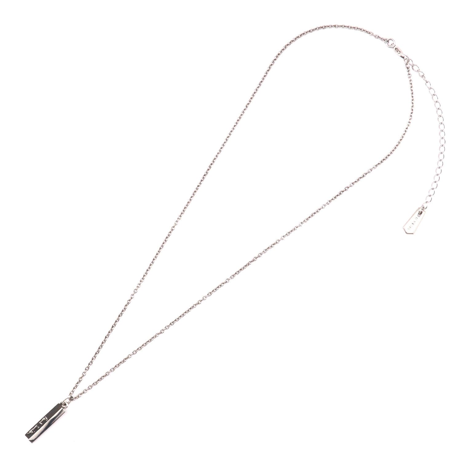 

Paul Smith Серебро и нержавеющая сталь Включает пыльник и салфетку для ухода Мужское ожерелье, Предварительно упаковано, Цепочка, (Серебристый и черный) [Использовал]