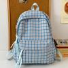 Children's Schoolbags Elementary School Students Junior High School Students Plaid Backpacks