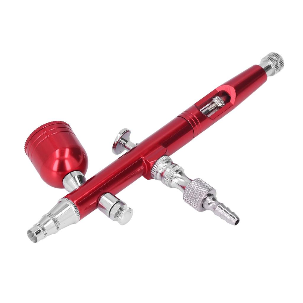 Airbrush Portable Small G1 8 DIY Paint Spray Gun Brass Airbrush For Makeup Nail Art Tattoo Costume CraftsRed