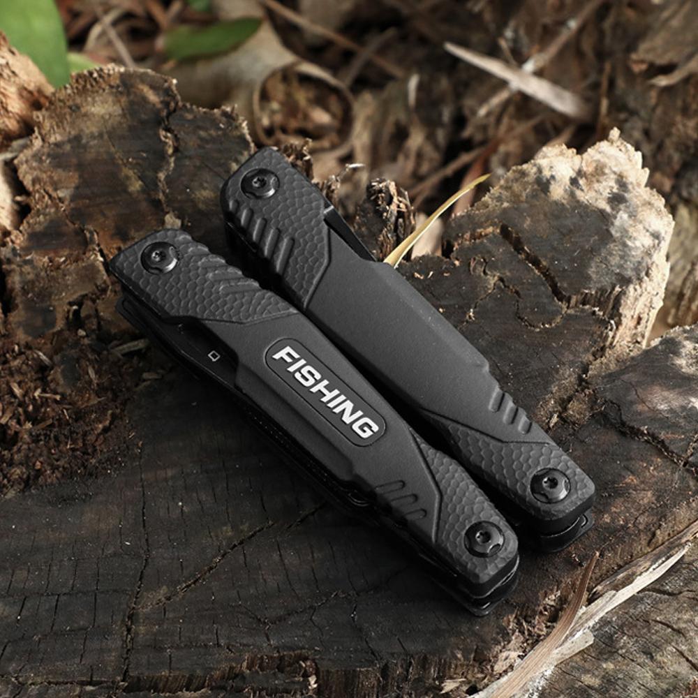 Multitool Fishing Plier Wire Cutter Outdoor EDC Manual Tool Multifunctional Clamp Camping Folding Pocket Knife Cutting Pliers