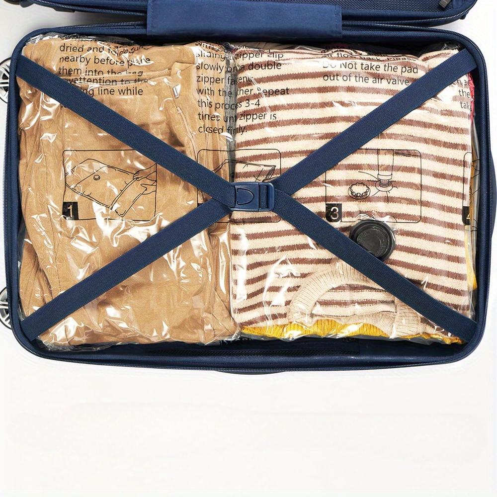 3-Piece Set of Vacuum Storage Bags with Hand Pump Multipurpose for Home Storage,Airtight Durable.Ideal for Clothes Bedding More.