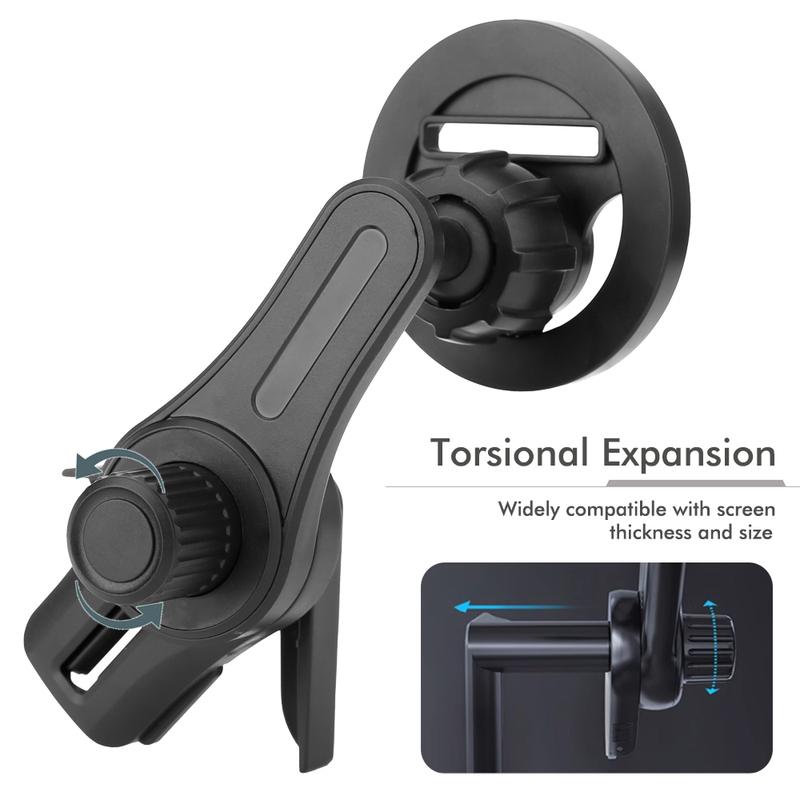 Car Mounted Display Screen Phone Magnetic Holder 360 Degree Freely Rotation Foldable Mount Usded for Car Electric Vehicle