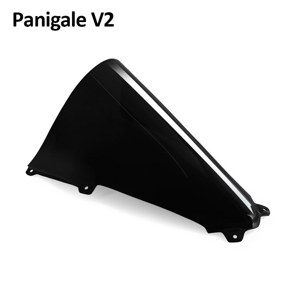 

Motorcycle For Ducati Panigale V2 2018-2025 2025 PANIGALE Panigale V4 2018 2019 Windshield Wind Double Bubble WindScreen Screen чорний