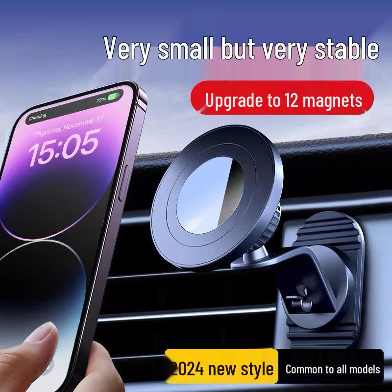 Car MagSafe Magnetic Suction Holder for Dashboard and Center Console.