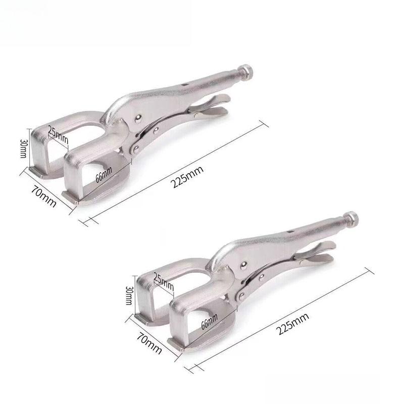 9 Inch U-Shaped Welding Locking Pliers Adjustable Multifunctional Metal Welding Clamp Plier Quick-lock Release for Easy Removal
