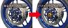 TERAMOTO Performance Kolor Przód Lewy Prawy Złoty CBR1000RR-R 20-/24- PC-H08-05