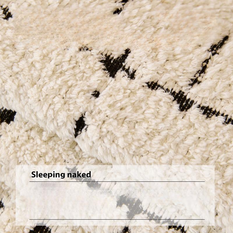 Light Luxury Plush Sofa Cover Winter Striped Anti Slip Sofa Protective Pad Thick and Wear-resistant Cat Scratch Couch Cover Towel
