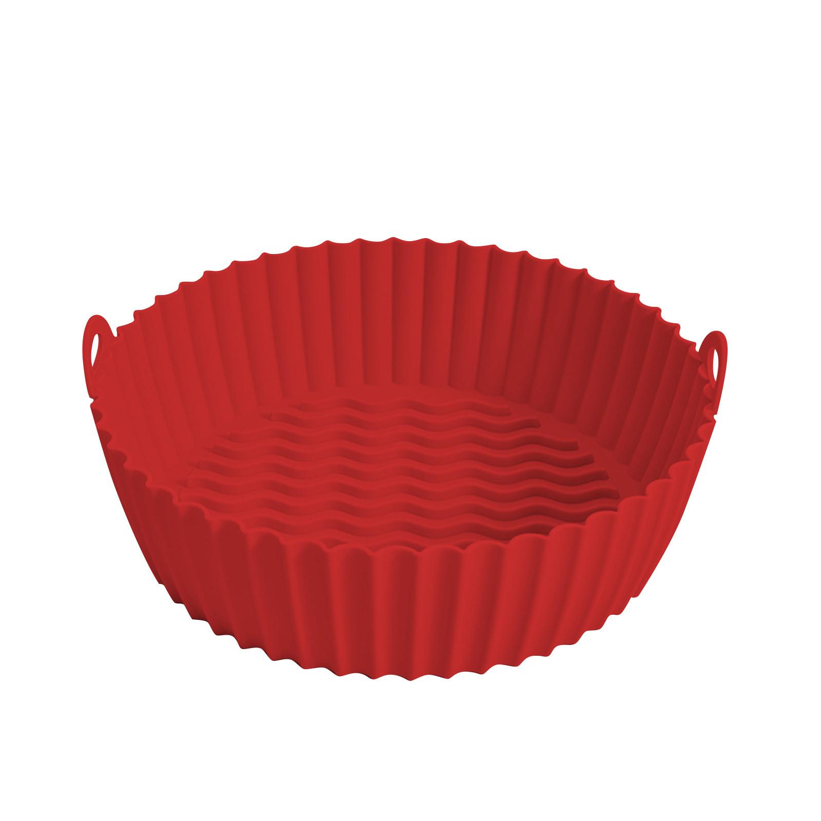 

Замена аксессуаров духовки фритюрниц силиконового горшка для бумажных вкладышей One Size красный