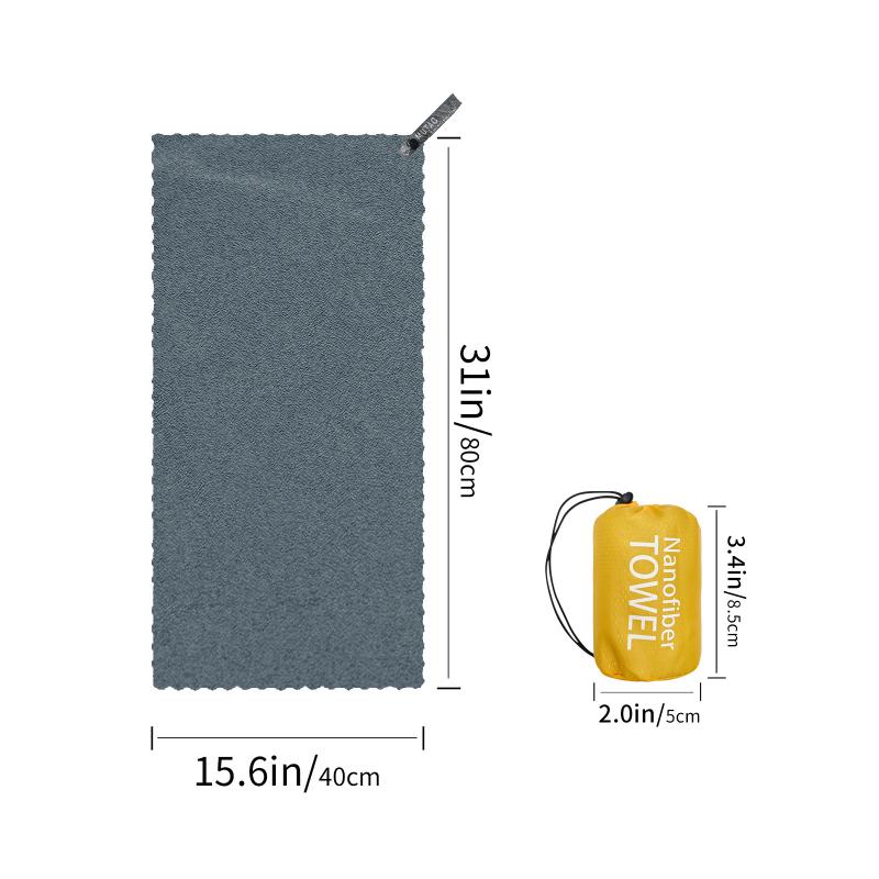 1 Piece 80X40Cm Outdoor Quick-Drying Towel Camping Hiking Cycling Portable Sports Towel Gym Towel