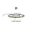 Vlen Natural Stone Turquoises Bracelets for Women 2mm/3mm/ Beads 18 K Golden Plated Bracelet Minimalist Pulseras Boho Jewelry