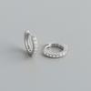New 925 Silver Earrings 5A Zircon Classic for Women Luxury Wedding Engagement Jewelry Stud Earrings Party Gifts