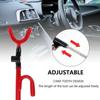 Universal Steering Wheel Lock Heavy Duty Twin Hooks Anti Theft Steering Wheel Lock Extension-type Car Lock for Car Van Truck SUV