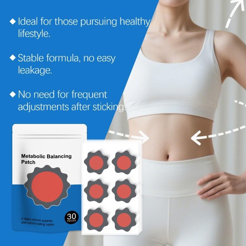 30Pcs Body Slimming Patches Gentle Weight Loss Plasters For Moisturizing Skin &Enhancing Body Contourings In Daily Use