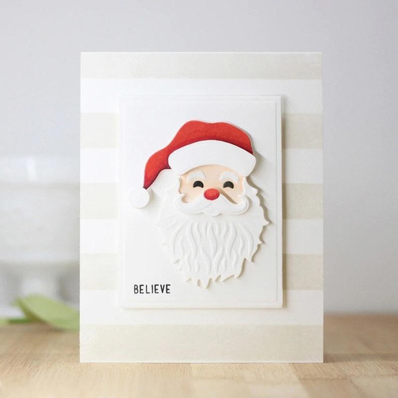 Christmas Santa Claus Metal Cutting Dies Stencils For DIY Scrapbook Decor Handmade Card Making Embossing Mold Craft Die Cutting Template