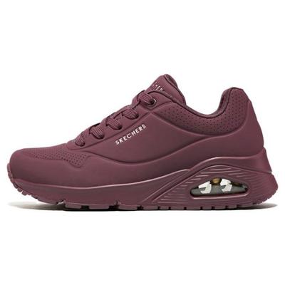 Lifestyle Women Cushion Wear-resistant Low Top Casual Shoes Red 73690-PLUM