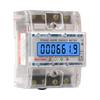 3 Phase 4 Wires Electricity Usage Meter Din Rail Electric Meter 50/60HZ Energy Meter 100A LCD Backlight AC 3*230/400V for Indoor