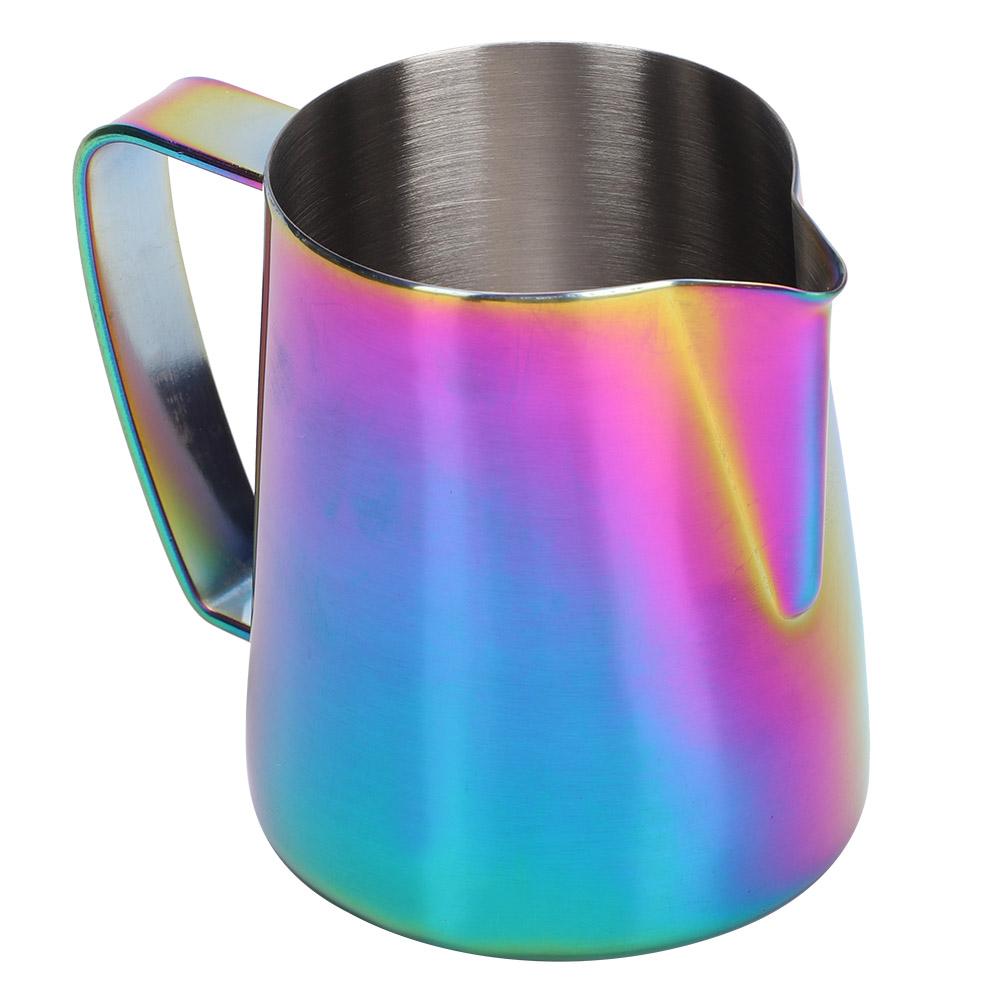 350ml Stainless Steel Titanize Milk Frothing Cup Jug Coffee Pitcher for Art