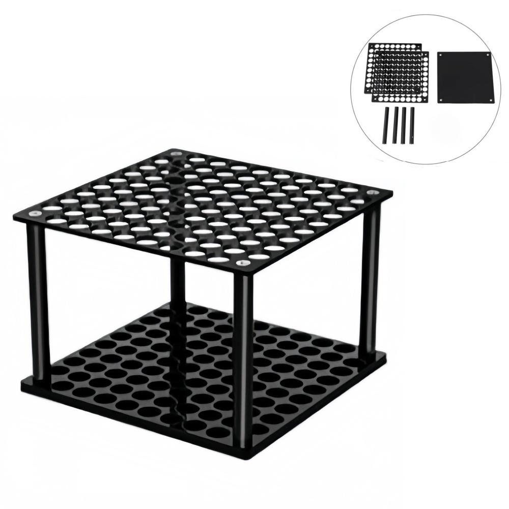 YX163 96 Holes Acrylic Paint Brush Holder Storage Rack Pencils Calligraphy Brushes Organizer Stand