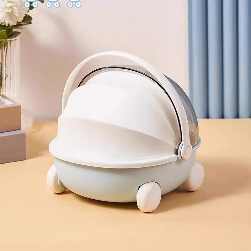 Doll Storage Box Decor Space Module Doll Sleep Cradle Cart Dolls Bed Furniture Accessories
