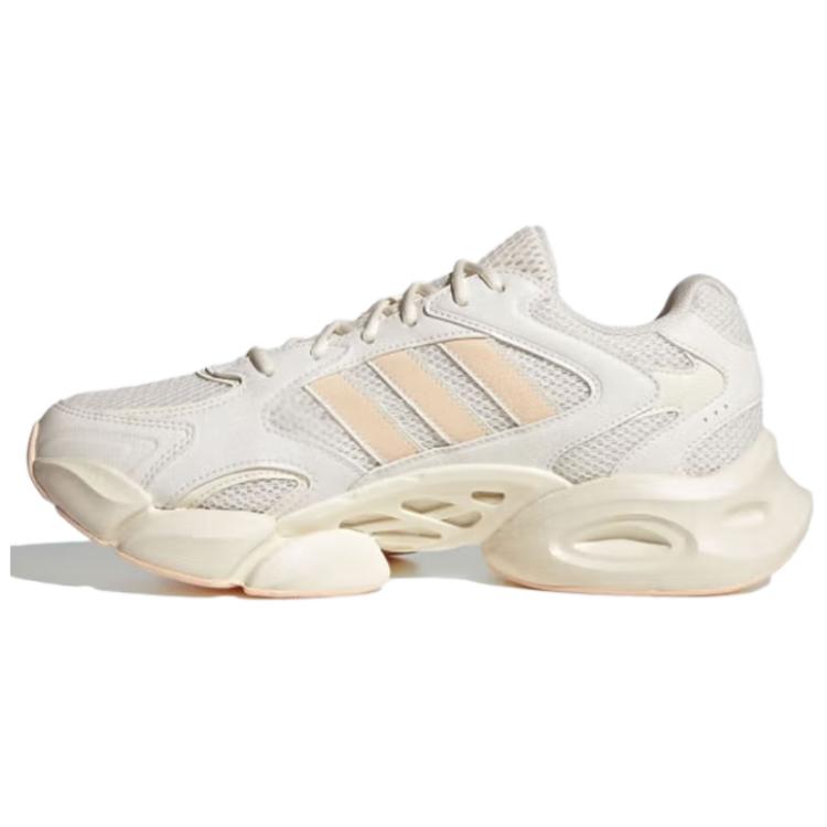 Adidas Megastride Comfortable Versatile Shock Absorbing Non-Slip Low-Top Casual Running Shoes Unisex Sneaker White JR6332