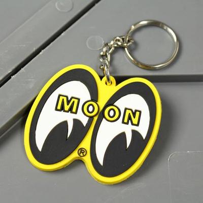 MOONEYES KH-MKR026-MON Moon Eyes Porte-clés Forme Œil Jaune, jaune
