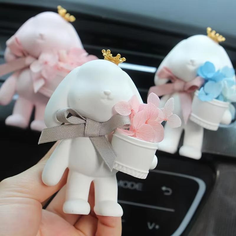 Rabbit Silicone Candle Mold Easter Animal Cute Rabbit Aromatherapy Plaster Soap Resin Mould 3D Crafts Casting Tool