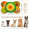 Interactive Dog Snuffle Mat For Small Medium Dogs Soft Durable Fleece With Squeaky Toy Slow Feeding Anti Anxiety Machine Wash