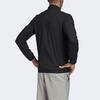 Adidas Solid Color Woven Sports Stand Collar Jacket Men jackets Black FL3902