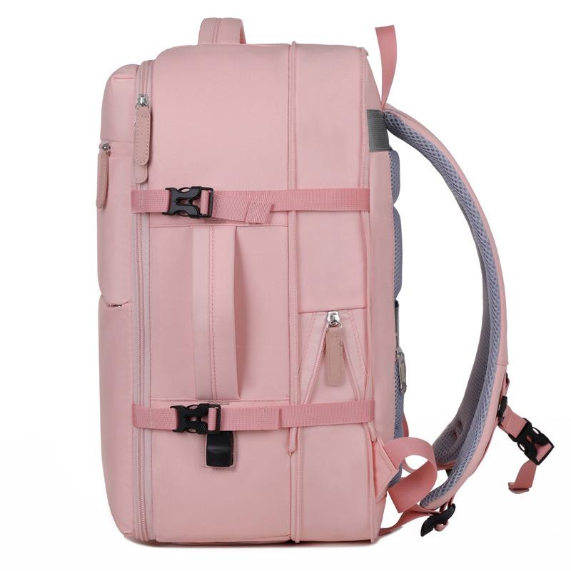 Unisex Cross-Border Casual Expandable Travel Backpack - Multi-Function Business & Commuter Bag