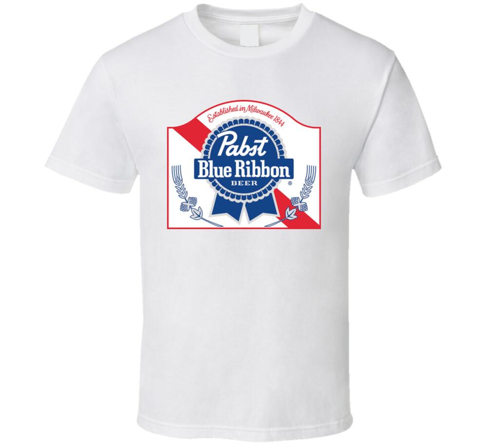 Pabst Blue Ribbon Beer 80S Retro T Shirt Mens Womens Tees Top S